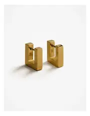 [Trenery] Myra Huggie Earrings in Gold