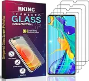 Screen Protector [4-Pack] for Samsung Galaxy A30 / A31 / A50 / A50s / A30s/ A40 / M30 / M31, RKINC Tempered Glass Film Screen Protector, 0.33mm [LifetimeWarranty][Anti-Scratch][Anti-Shatter]