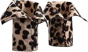 [STKARCV] 2 PAIR Retro Women's Elbow Sleeve With 3D Decorative Fake Cuffs, Versatile Hand Sleeve