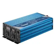 1500W Pure Sine Wave Inverter 12V to 110V with Built-in 5V/2.1A USB Port,Hard...
