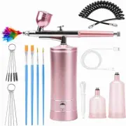 1X(Airbrush for Nails Cordless Airbrush Kit Compressor 2Levels 36 Psi7260