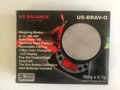 US Balance 500x0.1g scale US BRAV-O