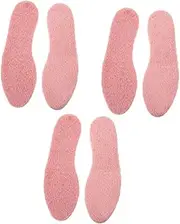 Ipetboom 1 Pair Thick Plush Insoles for Women Height Increase Boot Inserts Warm and Comfortable Replacement Non Slip Day Breathability for Winter Footwear
