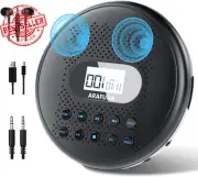 Portable CD Player Walkman with Speakers Rechargeable CD Player for Car with An