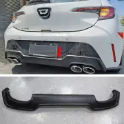 Matte Black For Toyota Corolla Auris Hatchback MT Rear Bumper Exhaust Diffuser (for: Toyota)