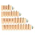 Wall Mounted Coat Rack Piano Keys Modern Coat Hat Rack for Coats Hats Hotel