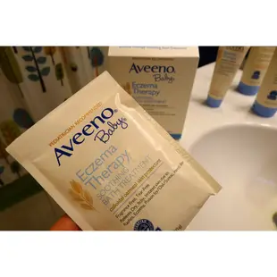 美國 Aveeno baby 寶寶系列 天然燕麥無香料 鎮靜舒緩保濕泡澡包/泡澡粉(5包裝) 美國代購 正品 綠寶貝