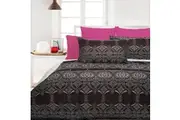 Accessorize Bosa Pink Quilt Cover Set - KING