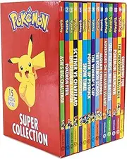 Pokemon Ultimate Collection Series Books 1-14 Set (Ash's Big Challenge, Pokemon Peril, Orange League, Scyther VS Charizard, Race to Danger and MORE!)
