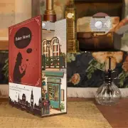 Baker Street 3D Wooden Puzzle DIY Book Nook Kit