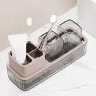 Detachable Washing Cup Toothbrush Holder Mouthwash Cup Storage Box Dormitory