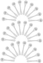 MOLUCKFU 100 Pcs Mini Measuring Spoons Compact Plastic Scoops for Coffee Spices Sugar Salt and Cooking Capacity for Easy Measurement