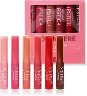 EnMart 6 Pcs Lipstick Set, Matte Nude Lipstick Pen, Lip Stick Bundles Box Kit...