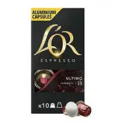 L'OR Espresso Ultimo Capsules 100pk Compatible in Nespresso Machines-Intensity13