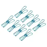 Tablecloth Clips, 32mm Carbon Steel Clamps for Fixing Table Cloth, Blue 16 Pcs