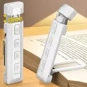 2024 6000K New Wider Coverage Book Lighting Lamp Foldable Mini Usb Rechargeable