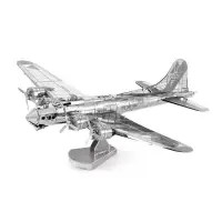 在飛比找蝦皮購物優惠-3D立體塑膠拼圖B17轟炸機金屬拼圖模型玩具生日禮物飛機