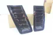 Bonnet Vent Hood Vent FOCUS RS MK2 Style ABS Plastic Universal Ford Glossy Black