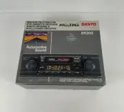 (NEW) Vintage Sanyo ER200 Car Audio Cassette Radio Stereo Mini-Size