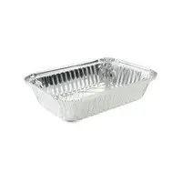 在飛比找樂天市場購物網優惠-【848】125入鋁箔容器 錫箔 焗烤盒 外帶餐盒 方形鋁箔