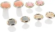 BIUDECO 8pcs Fashionable Nail Art Toe Separator Lovely Silicone Toe Spacer for Woman