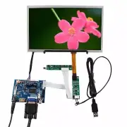 HDVGA AV LCD Controller Board 10.1inch 1366x768 Resistive Touch LCD Screen