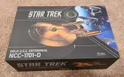 Star Trek USS Enterprise D 1701-D 18k Gold Plated XL Eaglemoss Starship USA