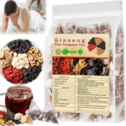 2025 Ginseng Five Treasure Tea - Kidney Support, Red Date Herbal Blend 25 bags