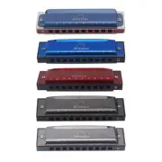 Standard Harmonica Key-of-C, Blues Harps Mouth Organ 10 Holes 20 Tones Harmonica