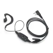 PTT Earpiece Headset Earbuds w/ Microphone Mic For Baofeng BF-UV5R UV-89 Radio