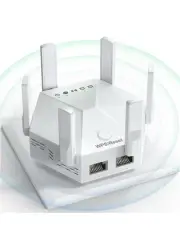 2024 WiFi Extender Signal Booster for Home Powerful 6 Antennas WiFi Booster New