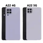 Back Glass Cover for Samsung Galaxy A22 4G 5G A225 Battery Case w/Camera Lens AU