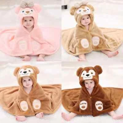 Duffy Bear Hooded Baby Bath Robe, Baby Towel, Baby Hooded Bath Robe