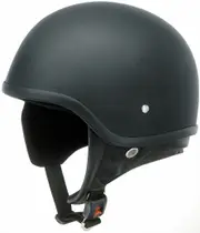 Redbike RB-450 Jet Helmet Black Matt, Size M for Men