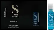 Alfaparf Milano Semi di Lino Sublime Essential Oil - Enriched with Flaxseed Extract and Fatty Acids - Citrus Floral Fragrance - 12 x 0.44 oz