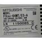 🌞二手現貨保固 MITSUBISHI三菱PLC FX3U-64M FX3U-64MT/ES-A 出:電晶體(SKIN)