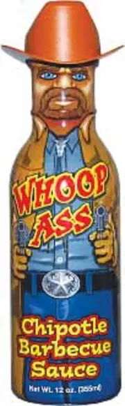 WhoopAss Chipotle BBQ Sauce 355ml x 1