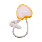 Table Lamp Foldable Soft Light Led Love Heart Desk Bedside Reading Lamp Portable