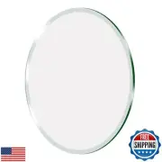 SZG 24" Inch Round Glass Table Top 1/4" Thick Tempered Beveled Edge (24 in)
