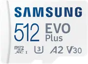 Samsung 512GB Micro SDXC EVO Plus Gen2 Memory Card