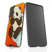 For Samsung Galaxy S20 Case Armour Cover, Panda's Toilet