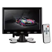 7" TFT LCD Screen HDMI VGA AV PC Display Monitor w/ Speaker for Raspberry Pi 3B+