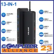 VOLANS VL-UCH2P Aluminium Triple Display USB-C Hub with 100W PD