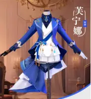 Genshin Impact Furina Cosplay Costume Dress Suit Gaming Peripherals Christmas