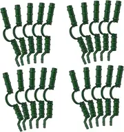 8mm Round Tube Compatible Greenhouse Clips Row Cover Netting Tunnel Clamps Film Clip for Greenhouse