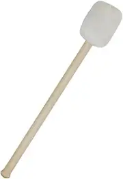 Mikinona 1Set Wooden Drum Mallets with Cashmere Head Drumstick for Bass Drum Easy to Hold Percussion Instrument Accessory for Practice and Performance