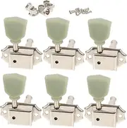 NUSITOU 6 Pcs String Guitar Tuners Guitar Knobs Guitar Top Hat Knob Guitar Accessories Knobs Guitar Tuner Heads Knobs Tuner Guitar Power Tools Metal Guitar Tuner Winder Tuning
