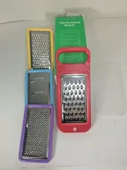 Cheese Grater 4 Sided Cheese Shredder, mozzarella Stainless Steel Kitchen