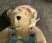 9" MUFFY VANDERBEAR WALKING IN EGG SHELLS DRESSED BEAR NWT