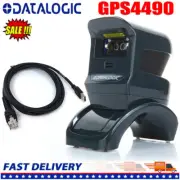 Datalogic Gryphon GPS4490-BK 2D/1D Barcode Scanner USB Cable & Adjustable Stand